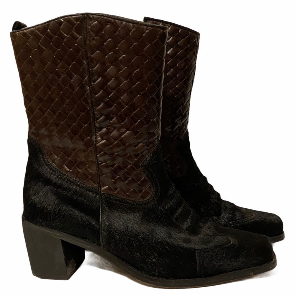 CEM Bronco Weaved Calf Hair‎ Boots 9 M